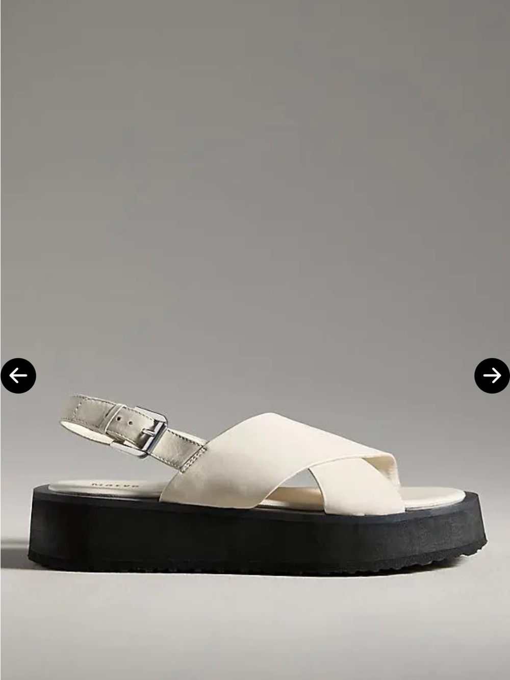 Maeve Cross Strap Platform Sandal